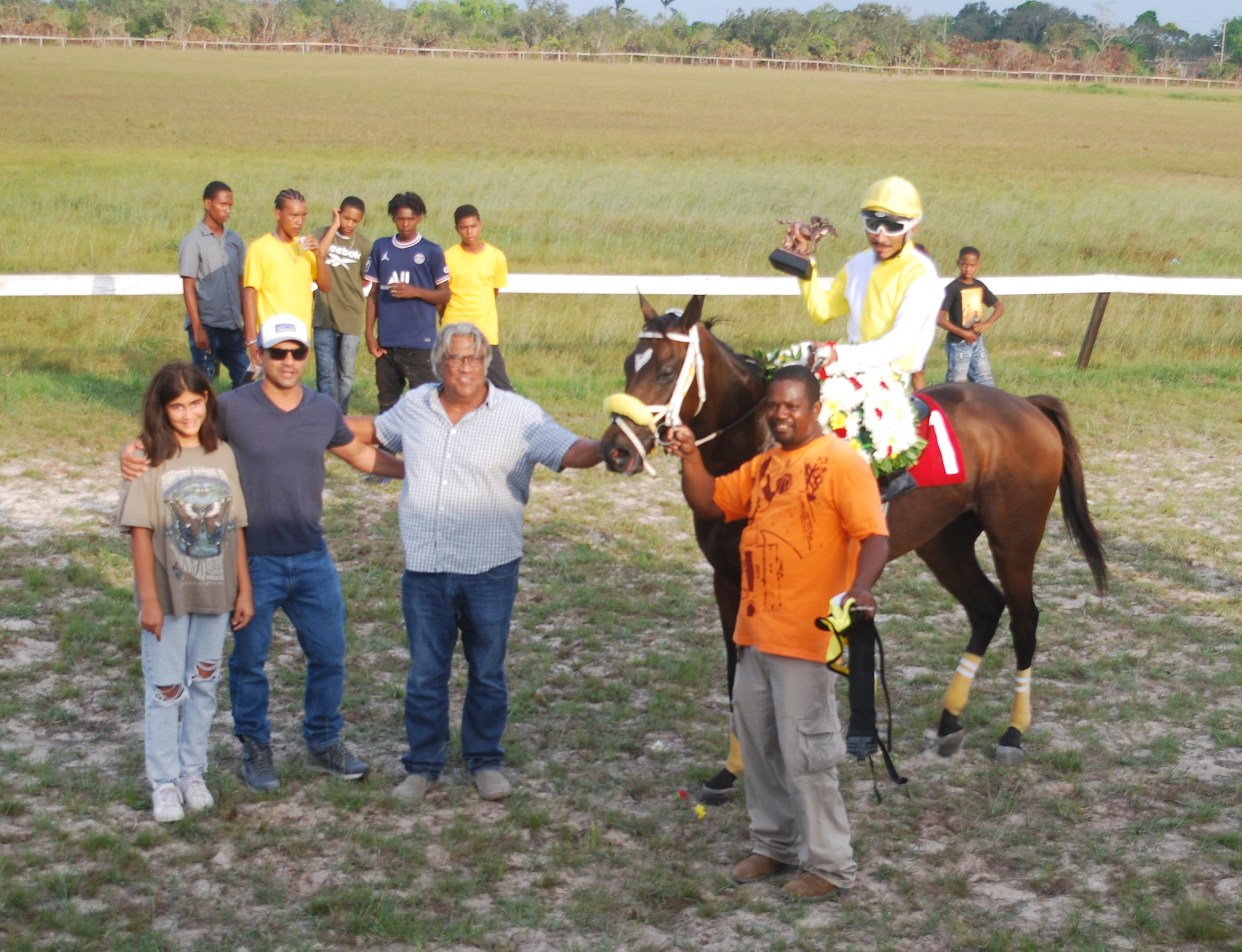 https://horseracingbelize.com/Simple Cause of the Canton Stables wins the NGC Castleton Stakes